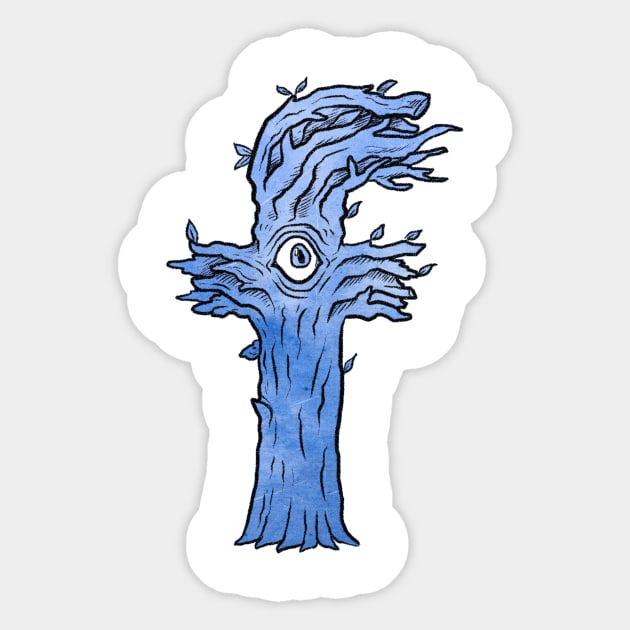 Face Tree Sticker by Gregery James Miller